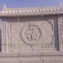 重庆 芝麻白花岗岩屏风，照壁，影壁