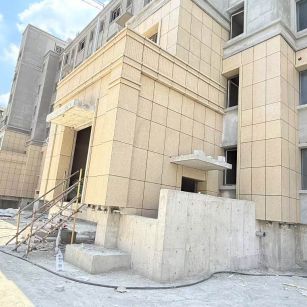 重庆 黄金麻干挂，工地实拍