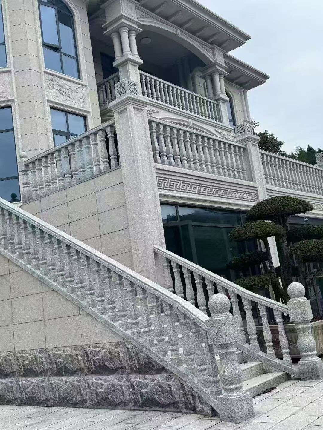 重庆 芝麻白别墅，栏杆