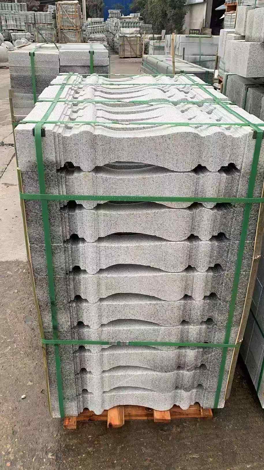 重庆 芝麻白方形拉丝面，栏杆花瓶柱