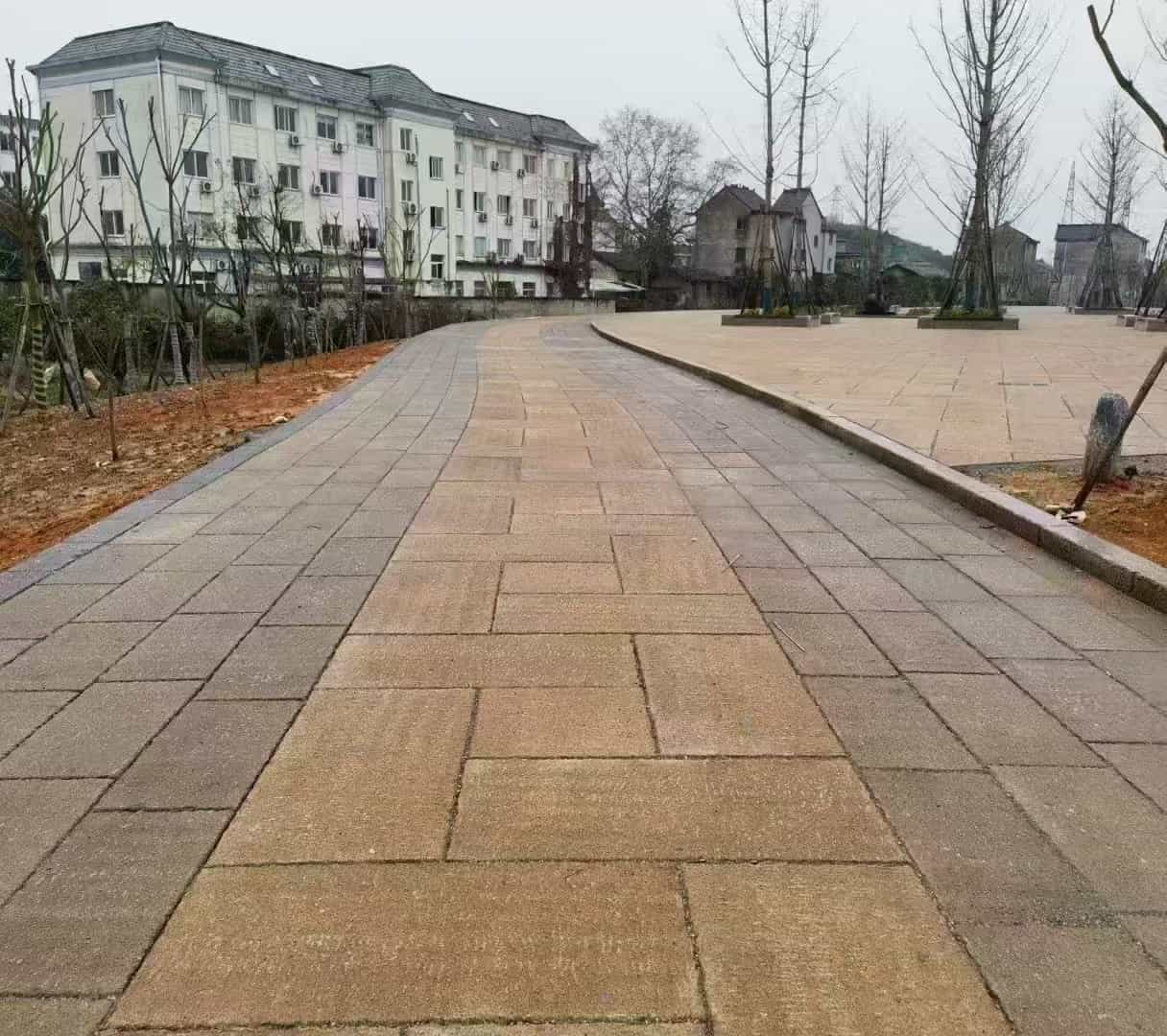 重庆仿古石铺装效果