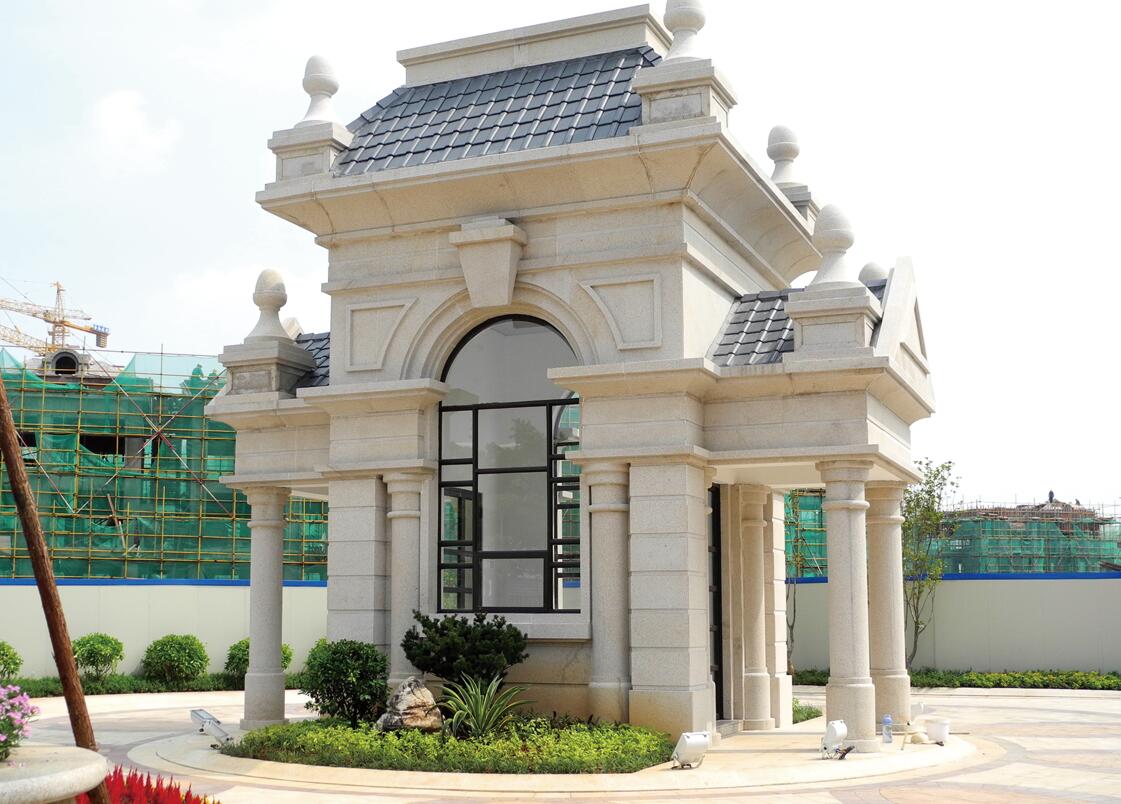 重庆花岗岩在建筑外墙的应用